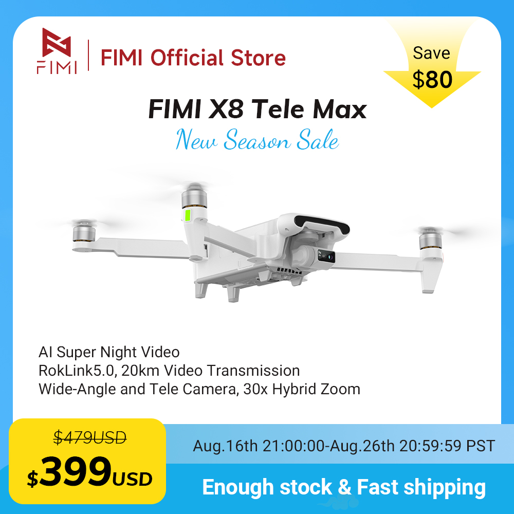 Drone Camera Wide Angle - FIMI X8 Tele Max Nieuwe Drone