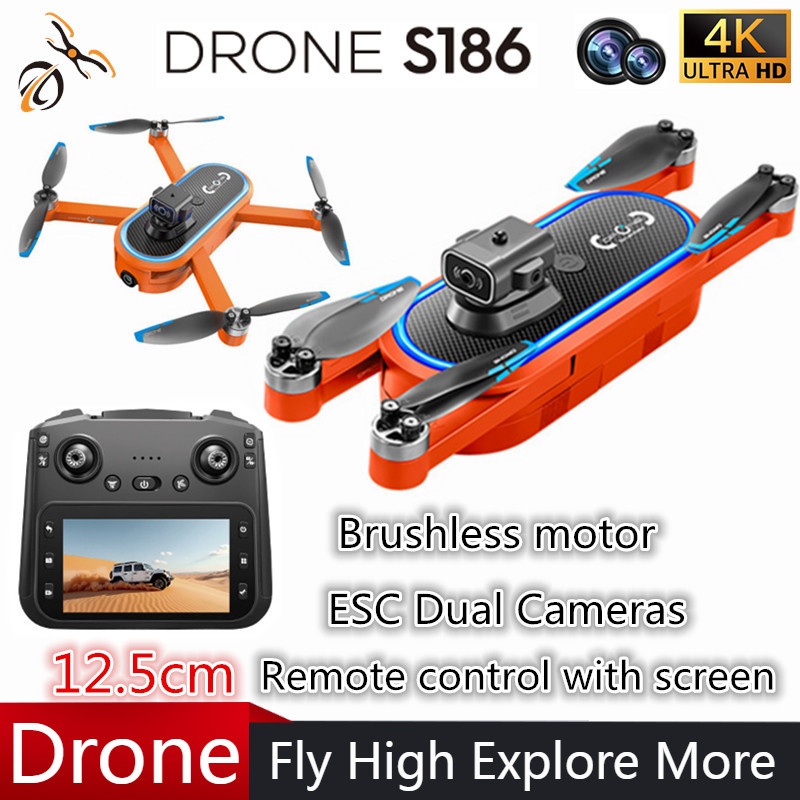 Drone Camera 4K - 2025 S186 Drone Professionele 4K HD