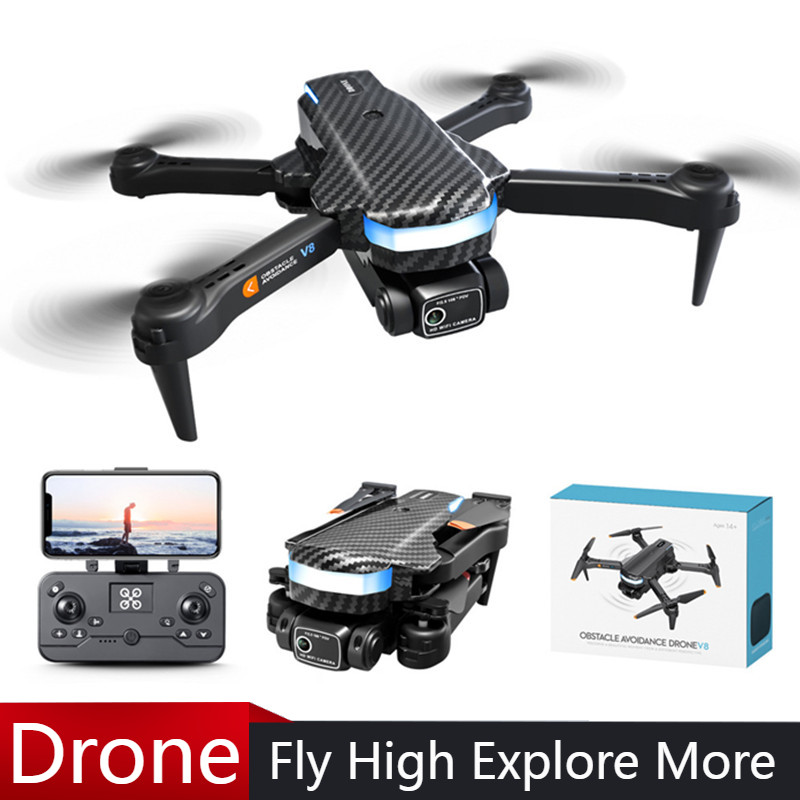 Drone Camera With Gimbal - V8 Professionele Drone Mini 8K HD