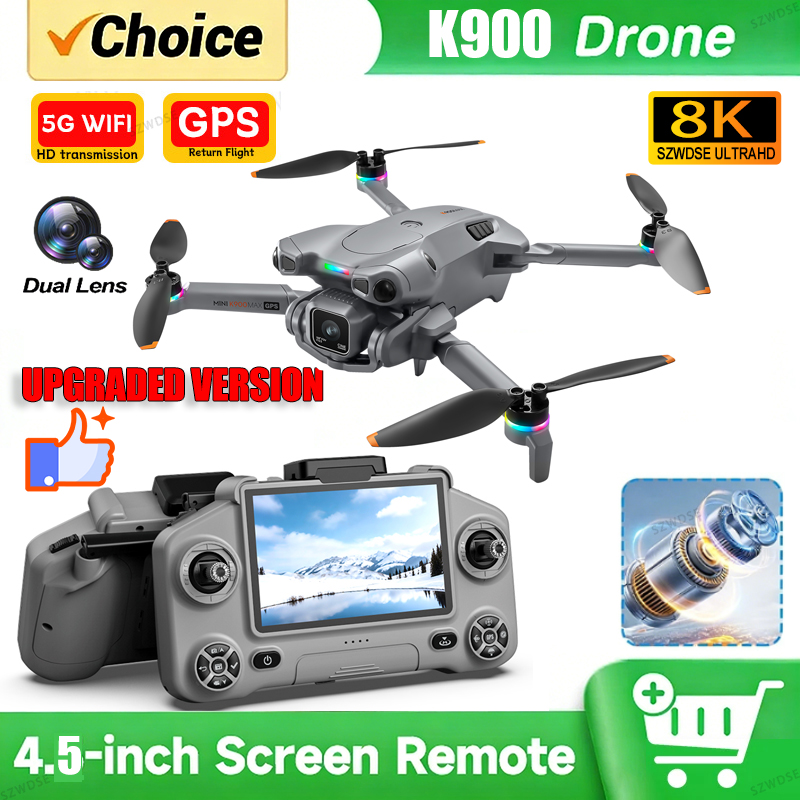 Drone Camera Professional - Nieuwe K900 MAX GPS Drone met