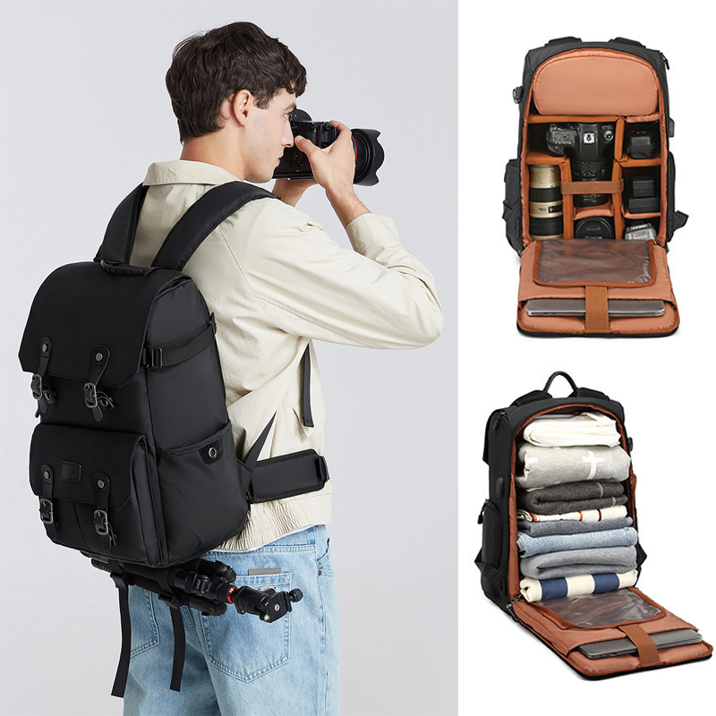 Drone Camera Waterproof - Waterdichte DSLR-camerarugzak voor buiten, multifunctionele 17-inch