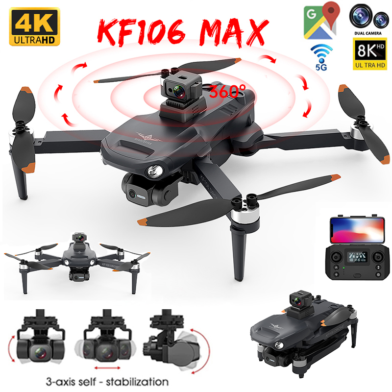 2022 NIEUWE KF106 Max Drone 8K - Drone Camera Wide Angle recensie en prijs