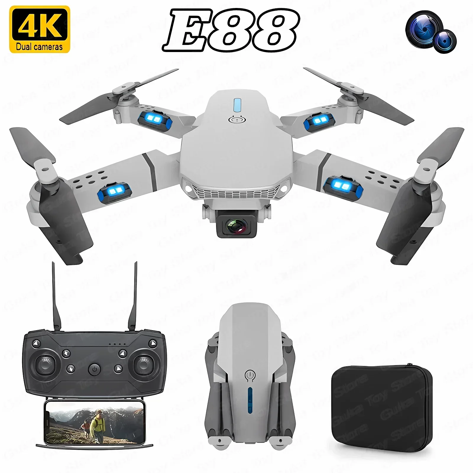 E88 Pro WIFI FPV Drone Grootho - Drone Camera 4K recensie en prijs