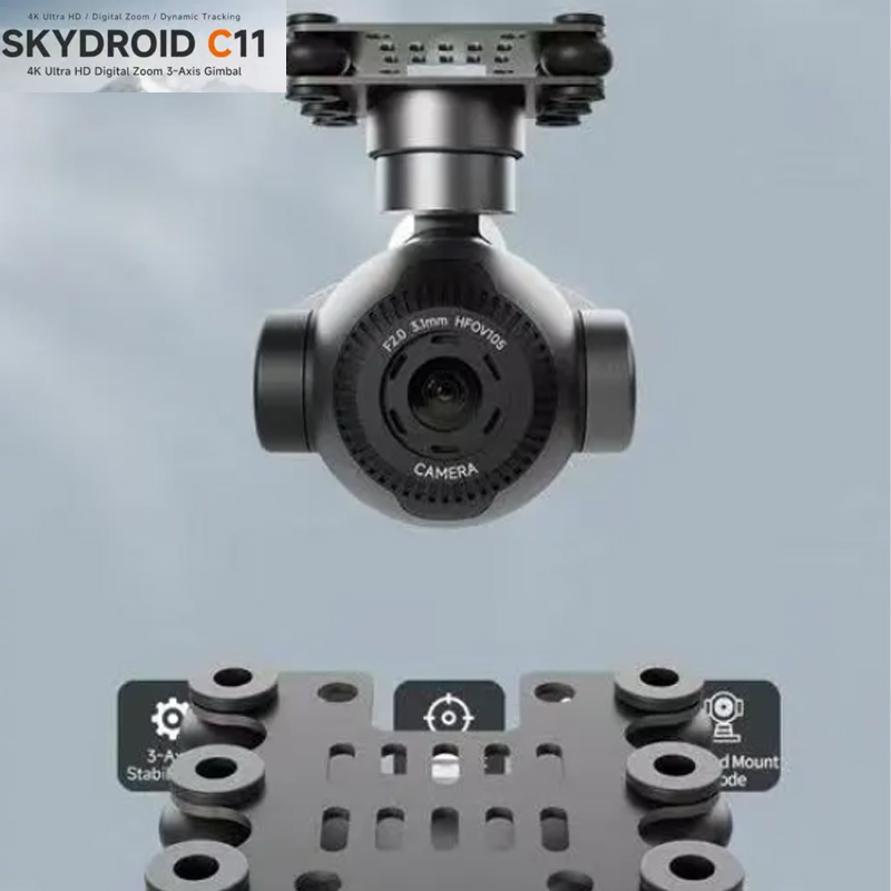 Skydroid C11 4K 3-assige gimba - Drone Camera Waterproof recensie en prijs