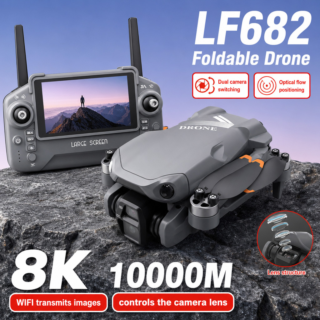 Luchtfoto LF682 Drone 8K HD Du - Drone Camera 4K recensie en prijs