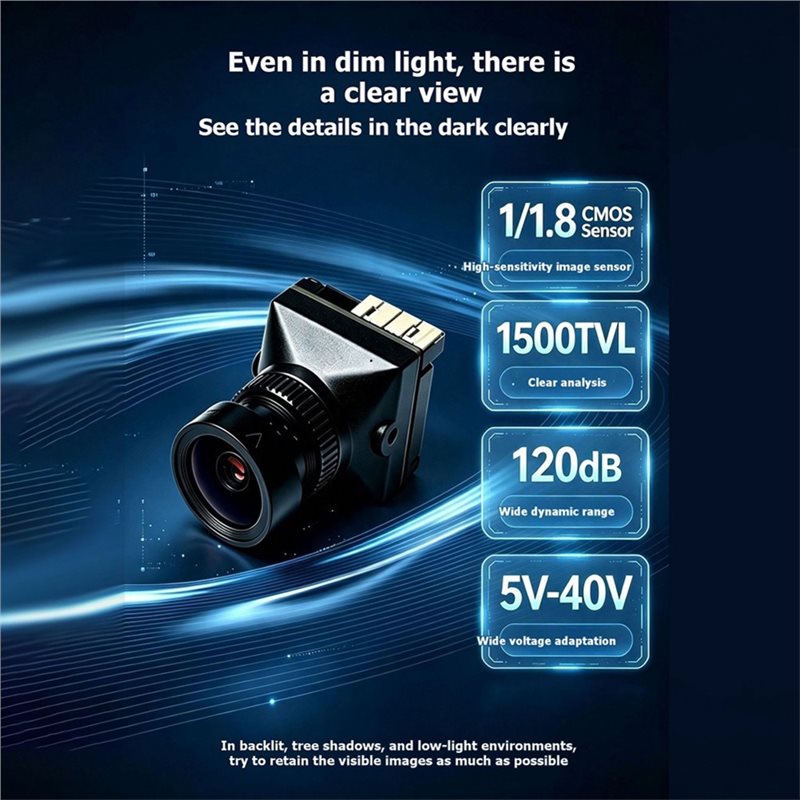 Nachtzichtcamera 1500TVL voor  - Drone Camera Night Vision recensie en prijs